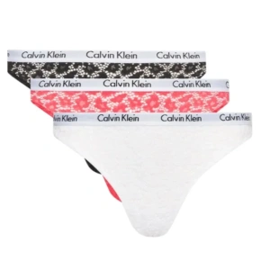 Calvin Klein 3-ack W 000QD3926E dámské spodní prádlo