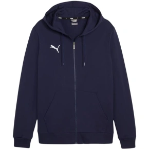 Dětská mikina Puma teamGoal Casuals s kapucí tmavě modrá 658596 06