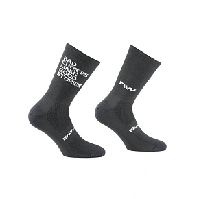 Cyklistické ponožky NORTHWAVE Bad Choices Sock, černé Cyklistické ponožky NORTHWAVE Bad Choices Sock, černé