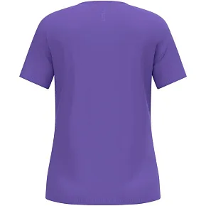 Koszulka damska Odlo ESSENTIAL PRINT T-shirt crew neck s/s fioletowa Koszulka damska Odlo ESSENTIAL PRINT T-shirt crew neck s/s fioletowa