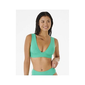 Plavková podprsenka RIP CURL Premium Surf Deep V zelená Plavková podprsenka RIP CURL Premium Surf Deep V zelená