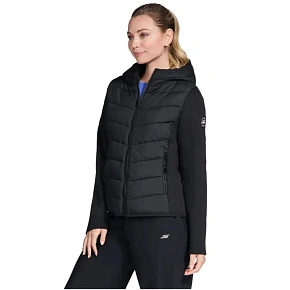 Bunda se kapucí Skechers GO Shield Performance Elite JA232-BLK, černá, velikost L Bunda se kapucí Skechers GO Shield Performance Elite JA232-BLK, černá, velikost L