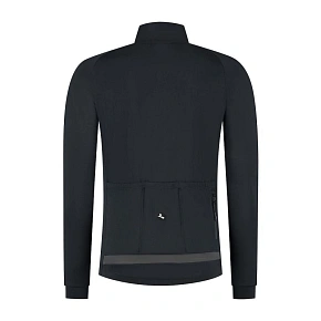 Tričko Rogelli s dlouhým rukávem ESSENTIAL LIGHT, černé, velikost 2XL