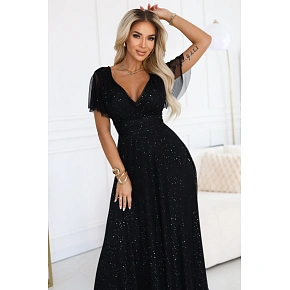 Dámské šaty 635-2 černé  - Numoco