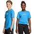 Dětské tričko adidas Essentials modré KE0836