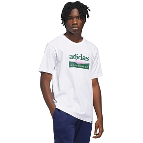 Pánské tričko adidas Sportsman Mountain Graphic white KC9254 pánské