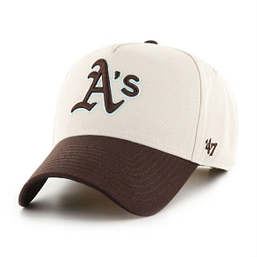 Čepice s kšiltem Brand `47 Oakland Athletics Coop Sure Shot BCPTN-MDTTC18GWP-BN08