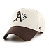 Čepice s kšiltem Brand `47 Oakland Athletics Coop Sure Shot BCPTN-MDTTC18GWP-BN08
