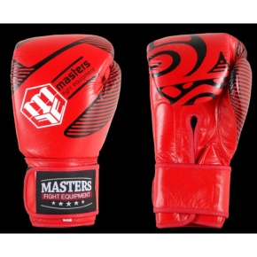 MASTERS RBT-RED 12 oz kožené boxerské rukavice