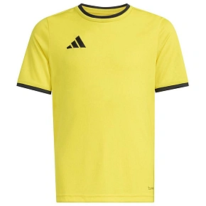 Dětský dres adidas Entrada 26 Jersey žlutý JZ2529 Dětský dres adidas Entrada 26 Jersey žlutý JZ2529