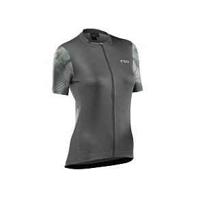 Cyklistické tričko NORTHWAVE Origin Woman Jersey Short Sleeve, zelené