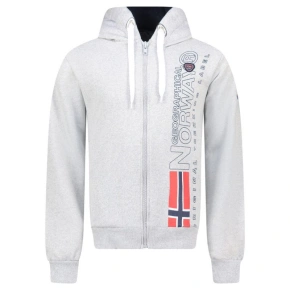 Geographical Norway Fogora DB 100 M WZ3066H/GN-Síťovaná šedá mikina Geographical Norway Fogora DB 100 M WZ3066H/GN-Síťovaná šedá mikina