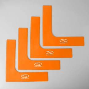 Ploché značky - rohy 25x25 cm 4 ks jasně oranžové SMJ sport ZPN-O