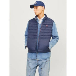 Jack & Jones bez rukávů JJEMULTI BODYWARMER COLLAR NOOS 12258457 NAVY BLAZER/TRUE RED