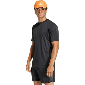 Pánské tričko adidas Tech Essentials Workout 3-Stripes, černé, KQ7485 Pánské tričko adidas Tech Essentials Workout 3-Stripes, černé, KQ7485