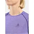 Koszulka damska Odlo ESSENTIAL SEAMLESS T-shirt crew neck s/s fioletowa