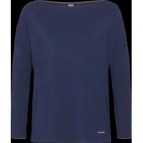 Dámské tričko na spaní QS6264E-2VZ tmavěmodrá - Calvin Klein