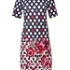 Dámské plážové šaty 16201-120-2 modré-puntík - Pastunette