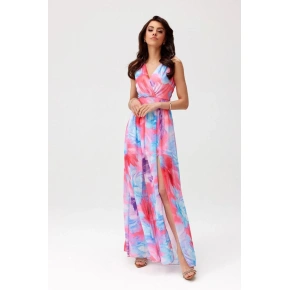 Dámské šaty SUK0477 53D /195907 Multicolor - Roco Fashion