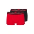 Pánské boxerky 50469775 černočervené - Hugo Boss