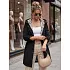 Dámská přechodová bunda parka s kapucí TY5833 černá - FashionStreet