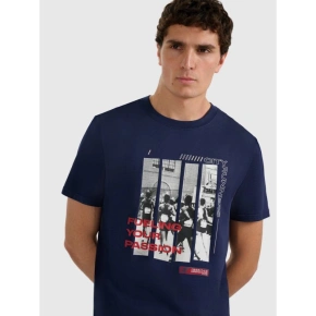 Pánské tričko s potiskem 4F 4FRAW25TTSHM3364-31S Pánské tričko s potiskem 4F 4FRAW25TTSHM3364-31S