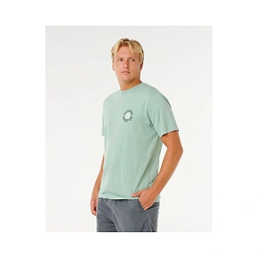 Pánské tričko RIP CURL Pacific Rinse Circle Tee, zelené Pánské tričko RIP CURL Pacific Rinse Circle Tee, zelené