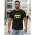 Pánské tričko s potiskem auta černé NX5015R - FashionStreet