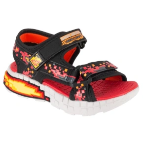 Skechers Mega-Splash 4K 402161L-BKRD Black 28