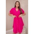 Viskózové šaty 6331 fuchsiové - Koucla