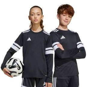 Dětské tričko adidas Squadra 25 s dlouhým rukávem černobílé JJ0047