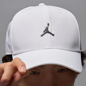 Air Jordan Rise Structured Metal Jumpman Baseball Cap White - HM5750-100