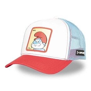 Capslab Šmoulové Papa Smurf Trucker cap - CL/SMU/1/CT/PAPAB