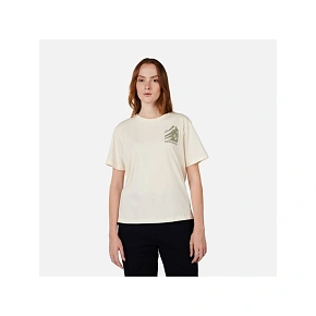 Dámské tričko ROSSIGNOL W Waterfall Relax Tee, bílé