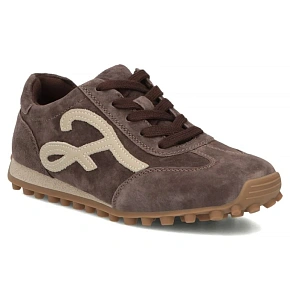 Dámské kožené polobotky, semišové tenisky, hnědé, Filippo DP7961 Dámské kožené polobotky, semišové tenisky, hnědé, Filippo DP7961