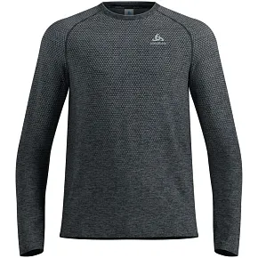 Koszulka z długim rękawem męska Odlo ESSENTIAL SEAMLESS T-shirt crew neck l/s szara Koszulka z długim rękawem męska Odlo ESSENTIAL SEAMLESS T-shirt crew neck l/s szara