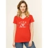 Dámské tričko 164334 0P291 00074 červená - Emporio Armani
