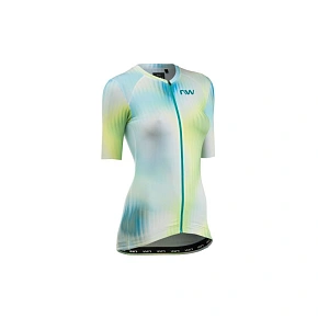 Cyklistické tričko NORTHWAVE Blade Woman Jersey S/s, zelené Cyklistické tričko NORTHWAVE Blade Woman Jersey S/s, zelené