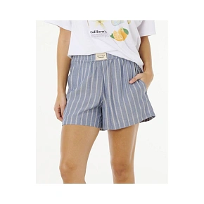 Dámské šortky RIP CURL Beach Days Pinstripe Short, modré