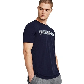 Pánské tričko Under Armour Camo Chest Stripe, tmavě modré, 1376830, velikost 410 M Pánské tričko Under Armour Camo Chest Stripe, tmavě modré, 1376830, velikost 410 M