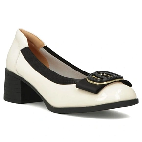 Béžové lakované lodičky Filippo DP6960 Béžové lakované lodičky Filippo DP6960