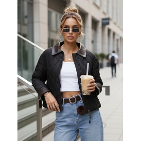 Dámská přechodná bunda TY5622 černá - FashionStreet