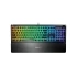 SteelSeries Apex 3 Gaming Keyboard, US Layout, Wired, Black Herní klávesnice SteelSeries Apex 3 Voděodolná IP32 pro ochranu proti polití, Přizpůsobitelné 10zónové RGB osvětlení reaguje na hry a Discord, Tiché herní spínače vydrží dlouho