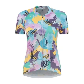 Rogelli dámský dres VINTAGE žlutozelený S