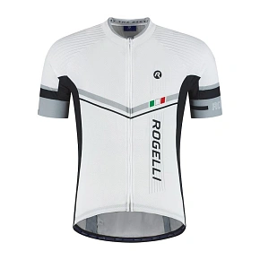 Tričko Rogelli Gara Mostro II, bílo-stříbrné, velikost 3XL Tričko Rogelli Gara Mostro II, bílo-stříbrné, velikost 3XL