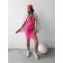 Dámské šaty 279133 neonově růžové - Ola Voga