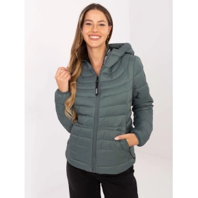 Dámská bunda D50092XB44554A2 Tmavě zelená oliva - FPrice