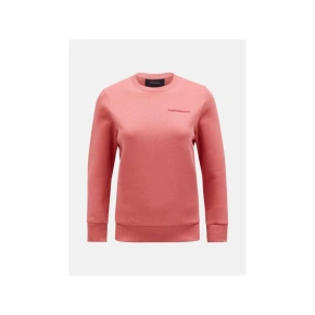 Peak Performance W Original Small Logo Crew mikina růžová