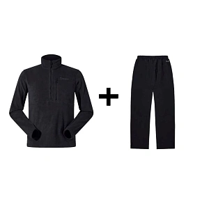 Mikina Berghaus Prism PT HZ velikost L Black + Berghaus HILLWALKER OVRTRS AM BLK/BLK velikost L