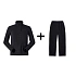 Mikina Berghaus Prism PT HZ velikost L Black + Berghaus HILLWALKER OVRTRS AM BLK/BLK velikost L